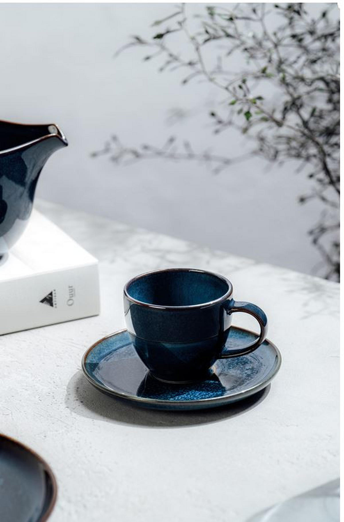 ESPRESSOTASSE 100 ml  - Dunkelblau, LIFESTYLE, Keramik (8,5/6,5/5,5cm) - like.Villeroy & Boch
