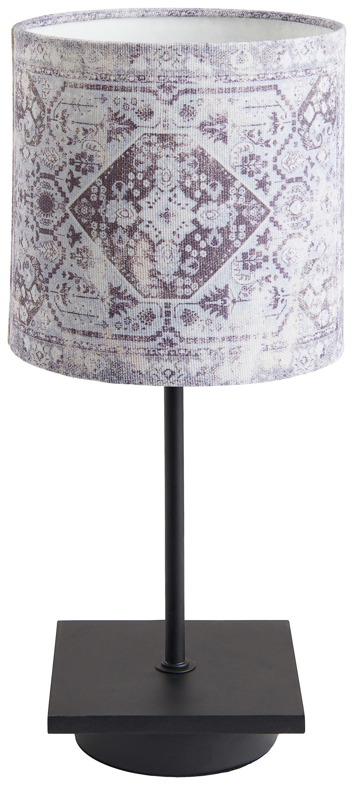 TISCHLEUCHTE  - Blau/Schwarz, Design, Textil/Metall (15/35cm) - Globo