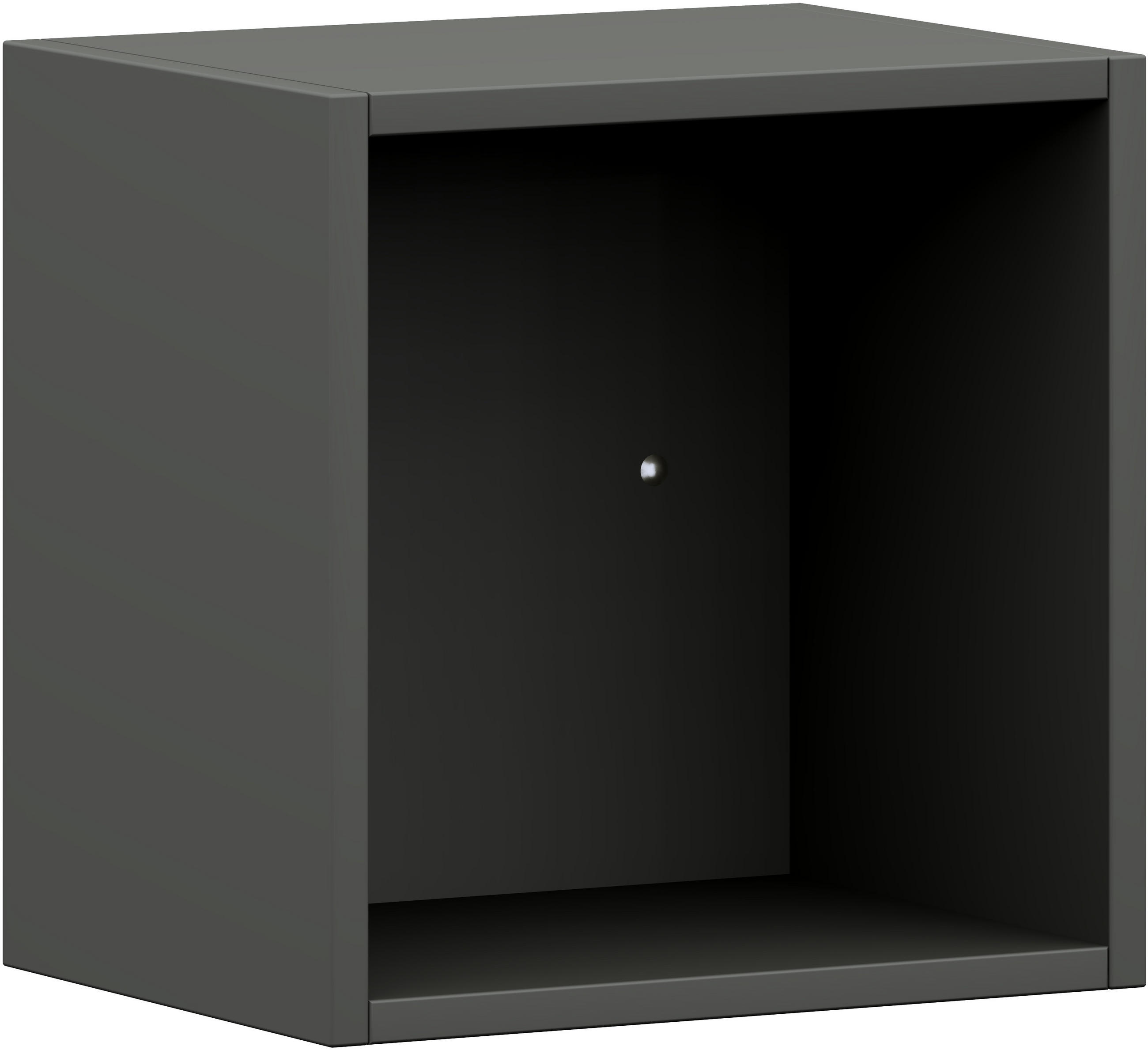 WANDREGAL Graphitfarben  - Graphitfarben, Design, Holzwerkstoff (34/34/25cm) - Cantus