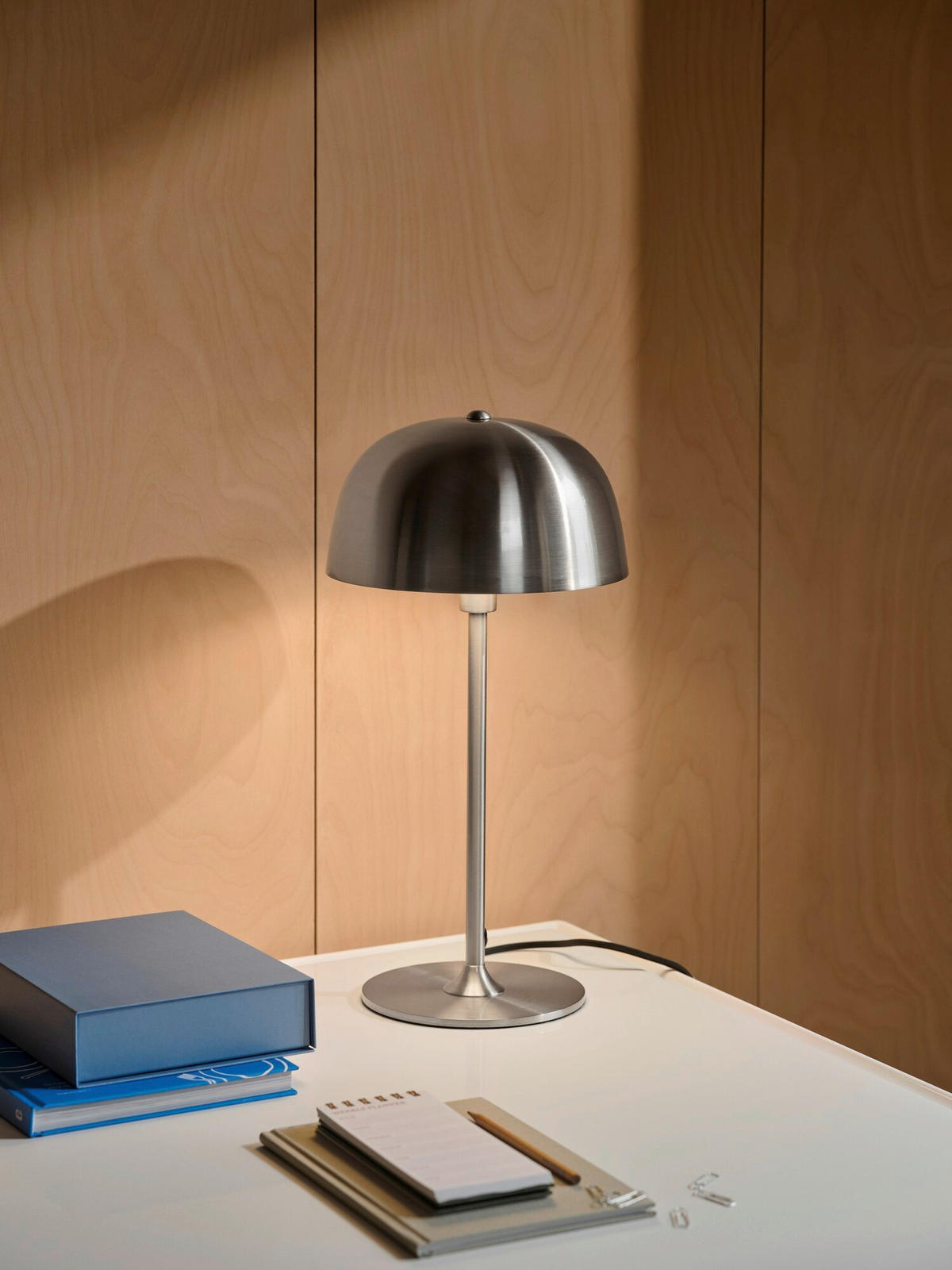 TISCHLEUCHTE Cera 25/47 cm  - Edelstahlfarben, Design, Metall (25/47cm) - Nordlux