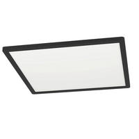 BADEZIMMER-DECKENLEUCHTE    50/50/2,5 cm  - Schwarz/Weiß, Basics, Kunststoff (50/50/2,5cm) - Celina