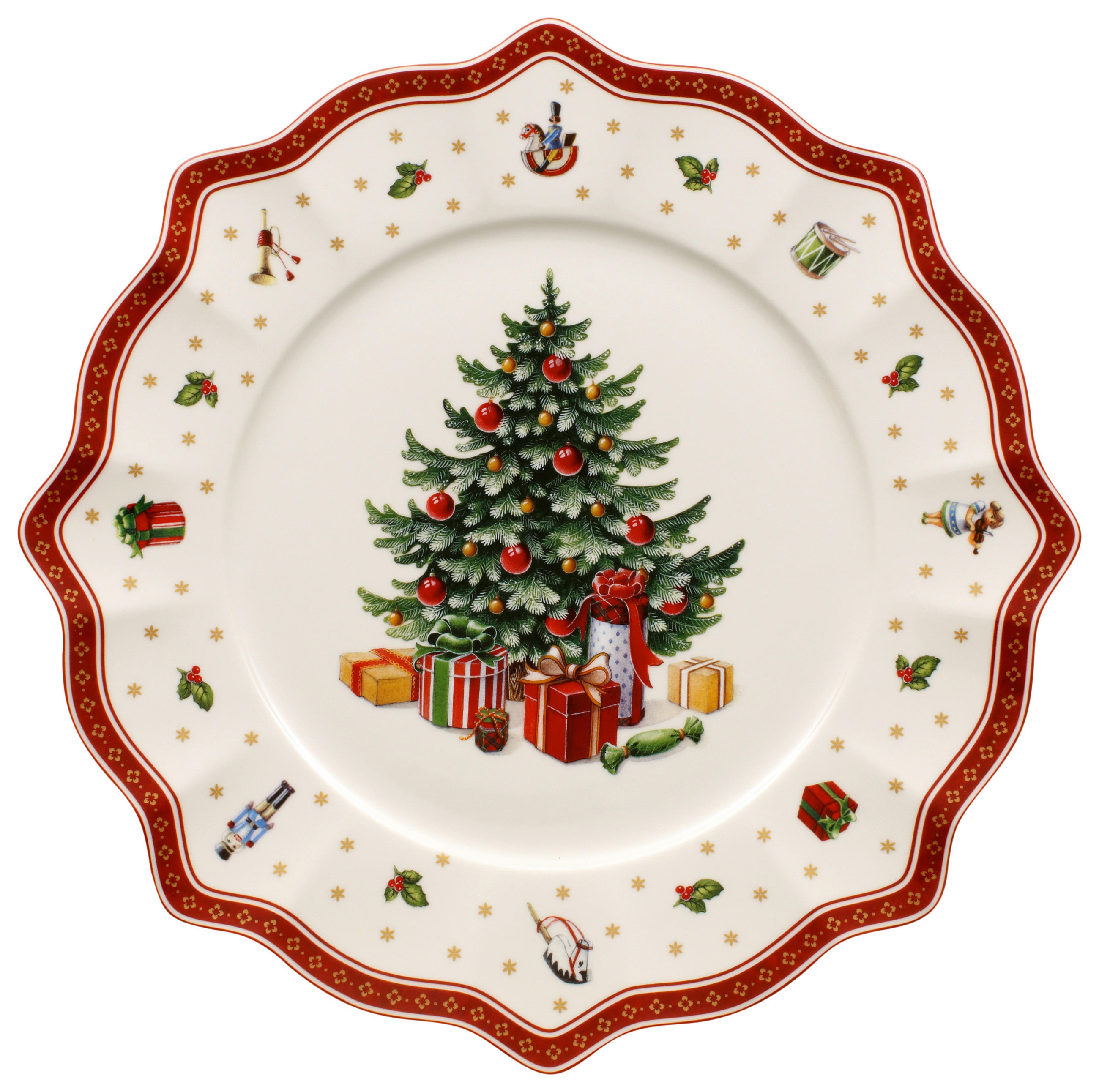 DEKORAČNÍ TALÍŘ 35 cm  - bílá/zelená, Lifestyle, keramika (35cm) - Villeroy & Boch