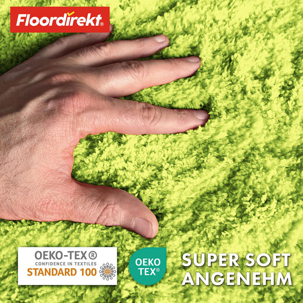 BADEMATTE SKY Hellgrün 120 cm  - Hellgrün, Basics, Kunststoff/Textil (120cm) - Floordirekt