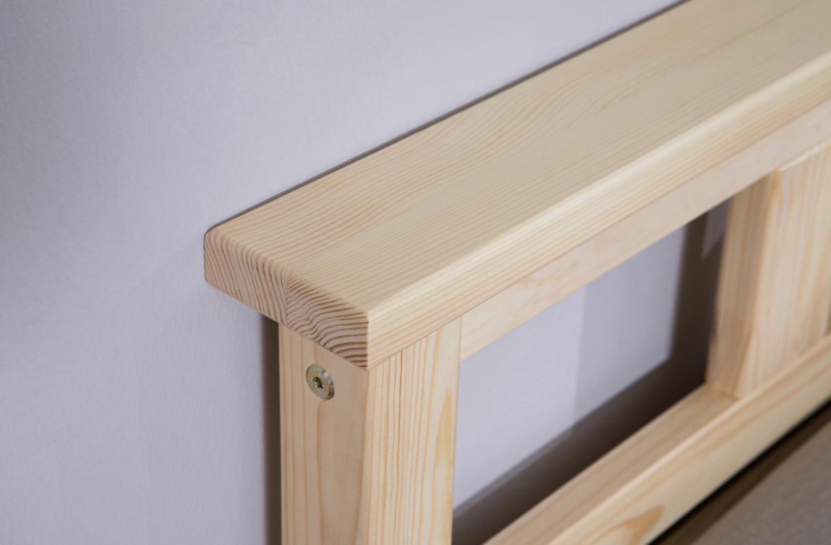 BETT 140/200 cm  in Kieferfarben  - Kieferfarben, KONVENTIONELL, Holz (140/200cm) - MID.YOU