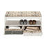 SITZBANK in Holz, Textil, Papier, Holzwerkstoff Grau, Weiß - Multicolor/Weiß, LIFESTYLE, Holz/Papier (83/45/34cm) - Landscape SITZBANK in Holz, Textil, Papier, Holzwerkstoff Grau, Weiß - Multicolor/Weiß, LIFESTYLE, Holz/Papier (83/45/34cm) - Landscape