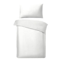 BETTWÄSCHESET Mino Satin 160/210 cm  65 cm/100 cm  - Weiss, Basics, Textil (160/210cm) - Dieter Knoll