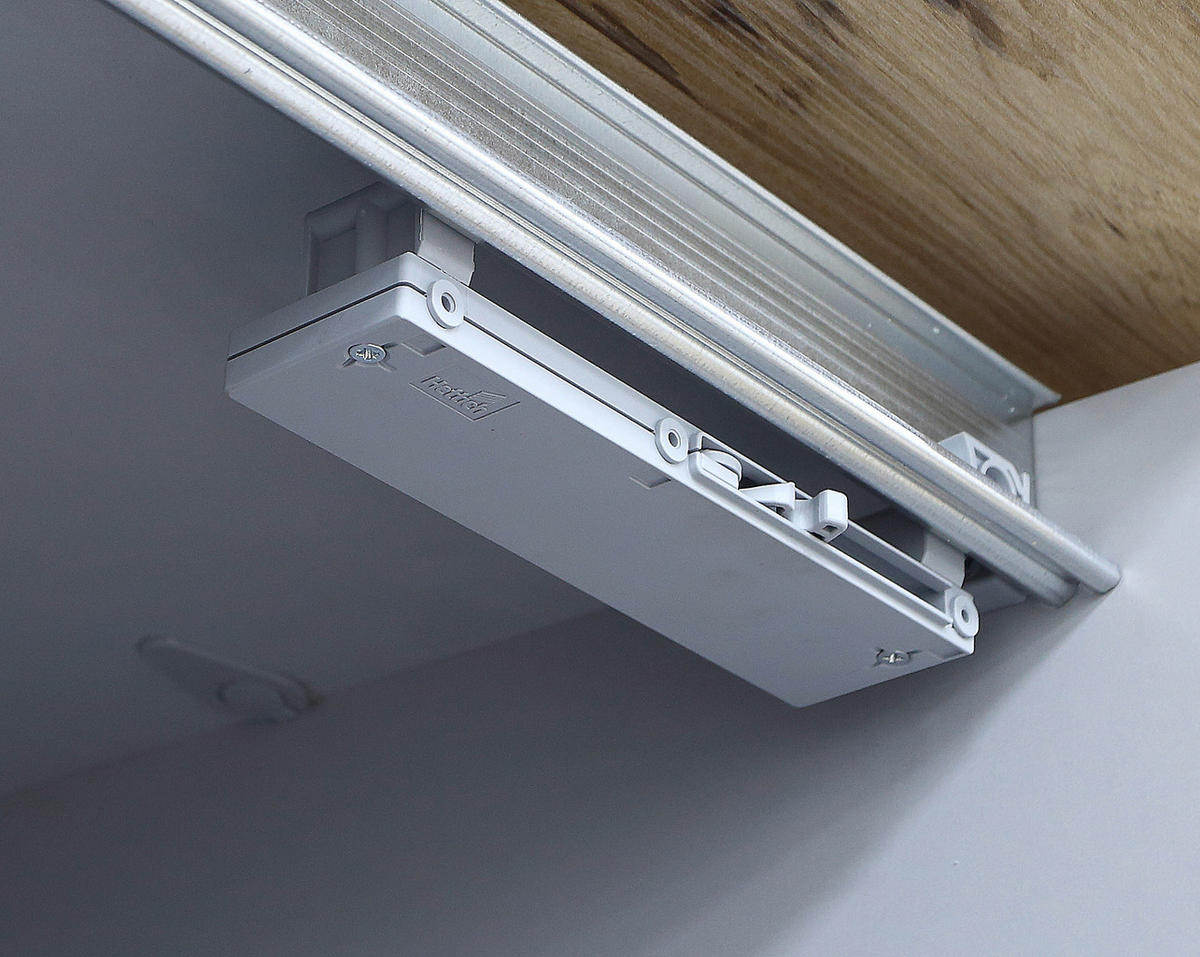 TÜRDÄMPFER 17,5/1,5/6 cm 2-teilig Grau  - Grau, Kunststoff/Metall (17,5/1,5/6cm) - Carryhome