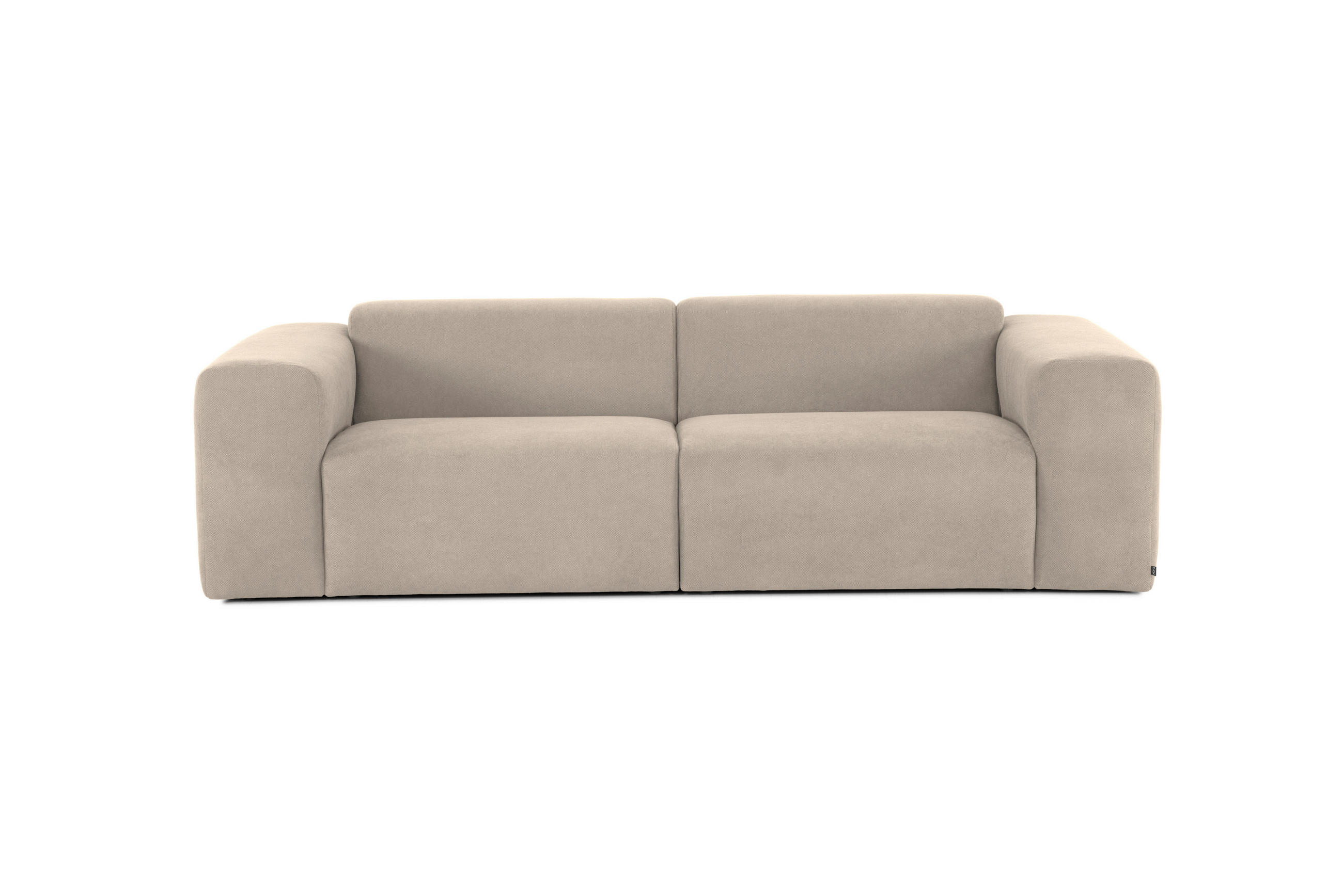 Mid.you 3-Sitzer-Sofa Manne Hellbraun 266x76x116 cm