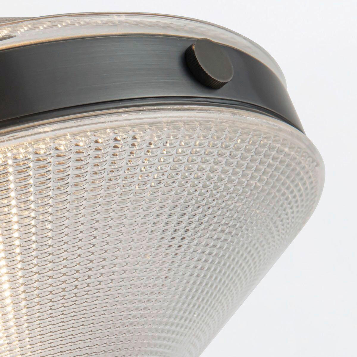 HÄNGELEUCHTE 34,3/35,9 cm  - Bronzefarben, KONVENTIONELL, Glas/Metall (34,3/35,9cm) - Elstead Lighting