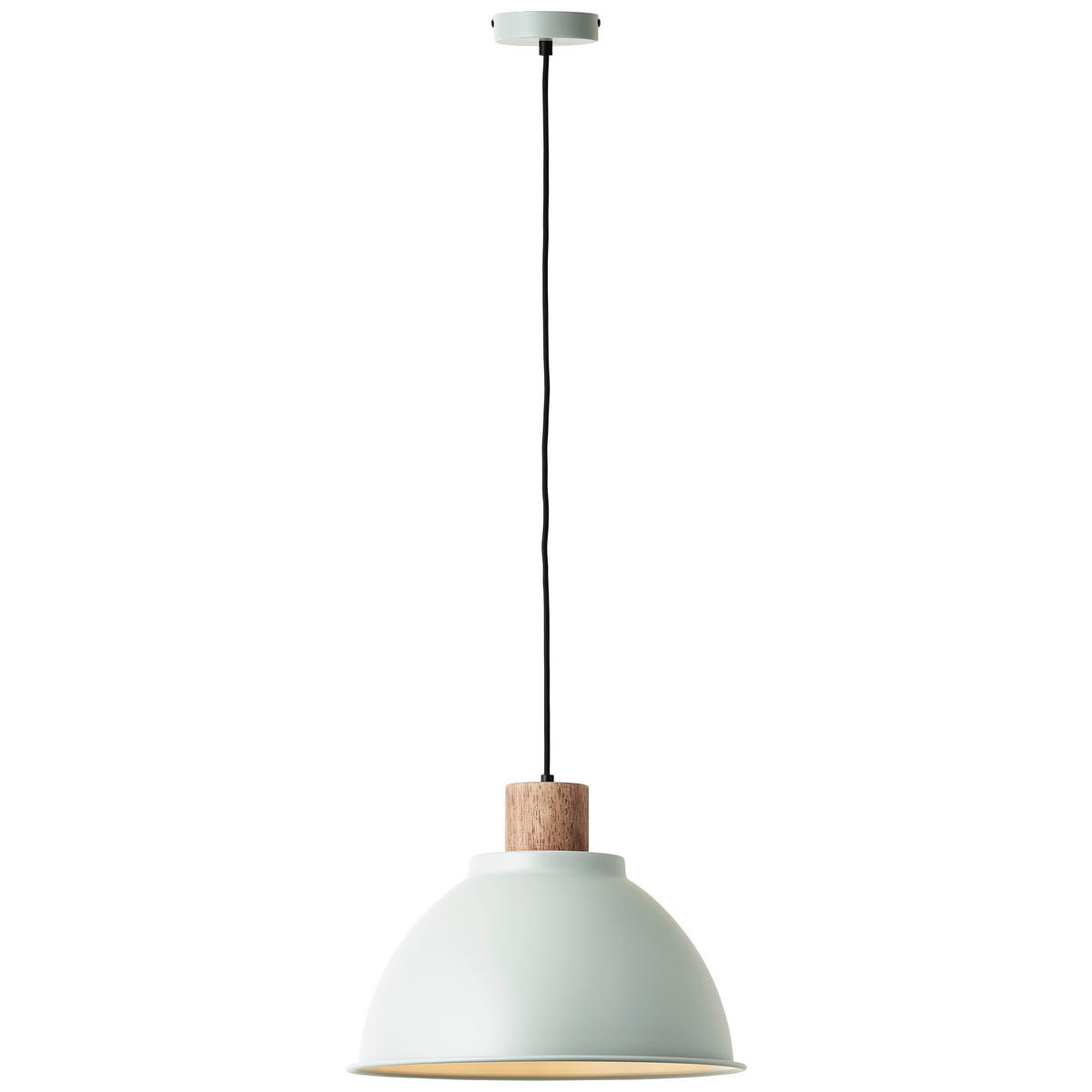 ZÁVĚSNÉ SVÍTIDLO, 38/120 cm  - světle zelená, Basics, kov/dřevo (38/120cm)