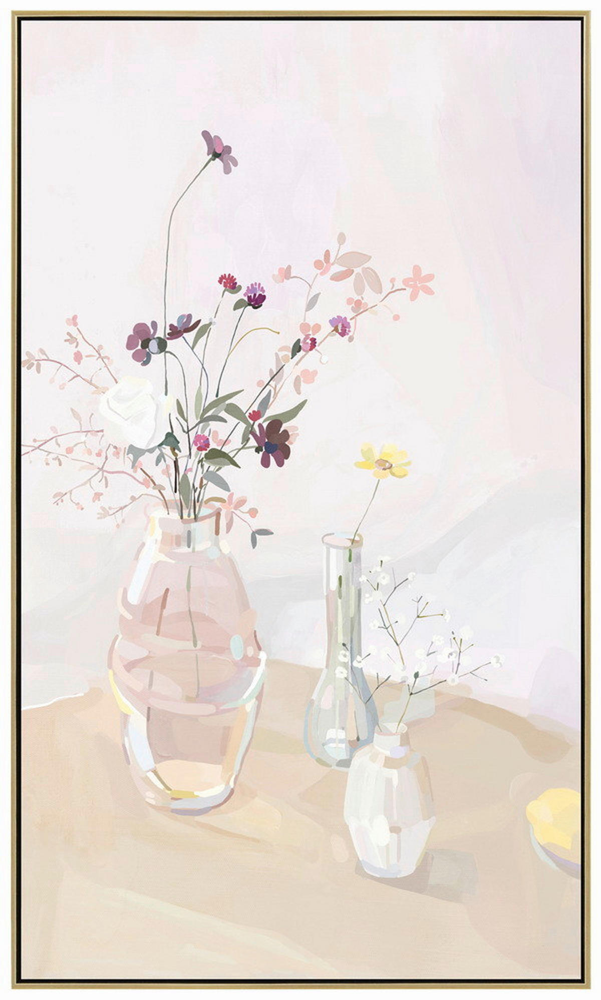 KUNSTDRUCK 70/120 cm  - Nussbaumfarben/Multicolor, KONVENTIONELL, Holz/Kunststoff (70/120cm) - Monee