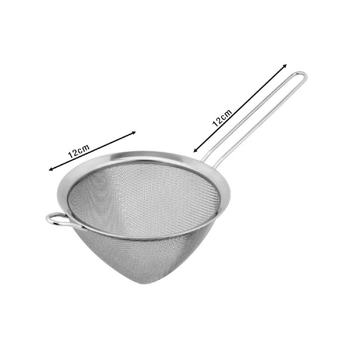 KUHINJSKO CJEDILO  - boje oplemenjenog čelika, Basics, metal (12cm)