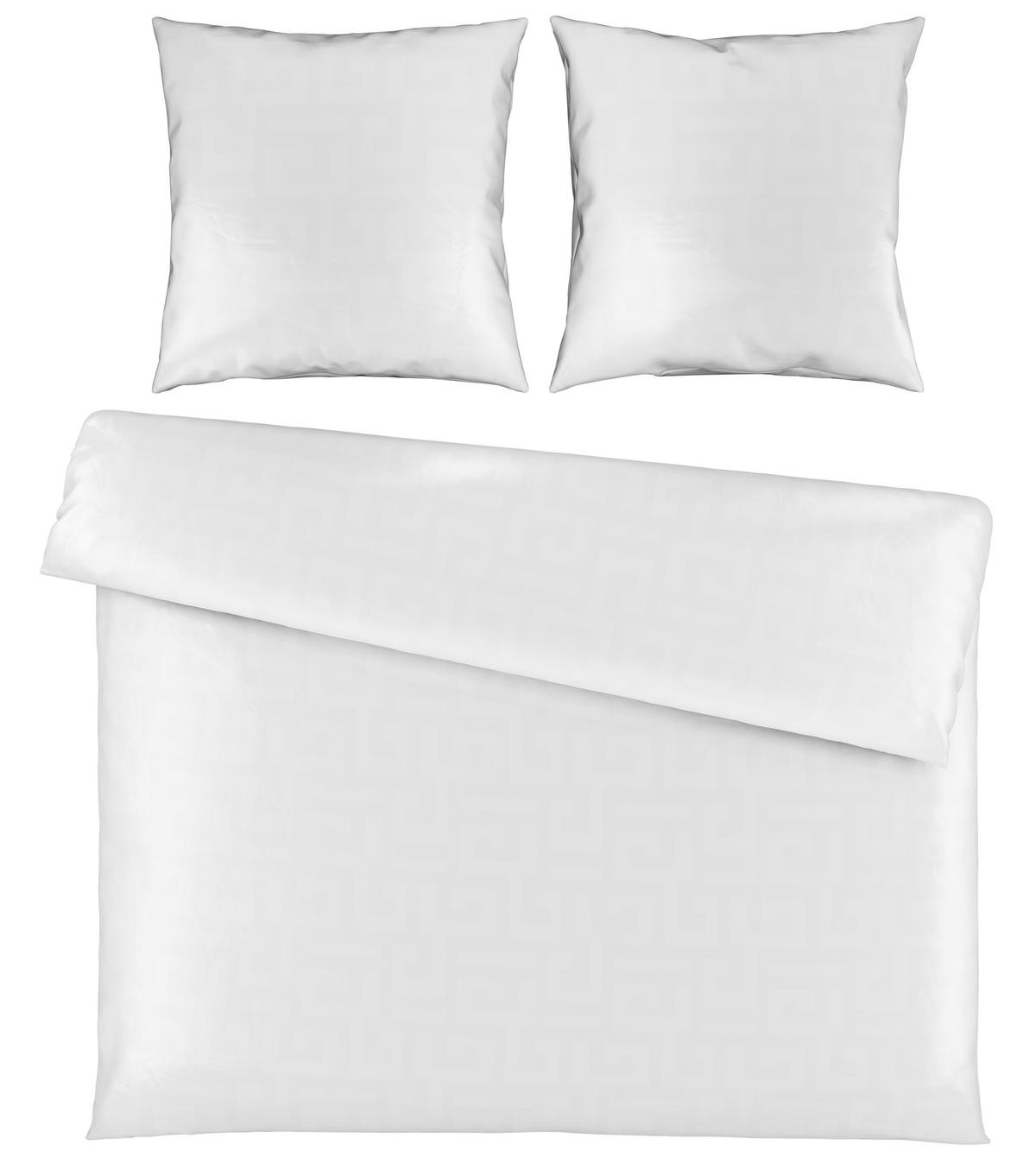 WENDEBETTWÄSCHE Satin 200/200 cm  - Weiß, Basics, Textil (200/200cm) - Bio:Vio