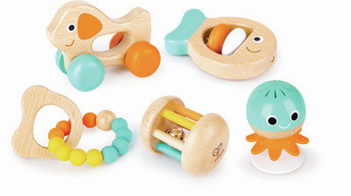 GREIFLING  - Multicolor, Basics, Holz/Kunststoff (0,5kg) - Hape