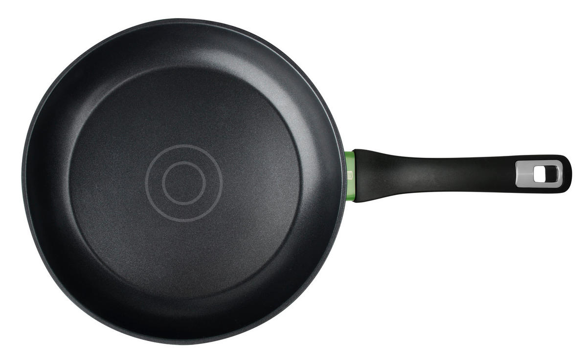 TIGAIE PENTRU PRĂJIT 28 cm  - verde/negru, Design, metal (28cm) - Chefkoch+Fackelmann