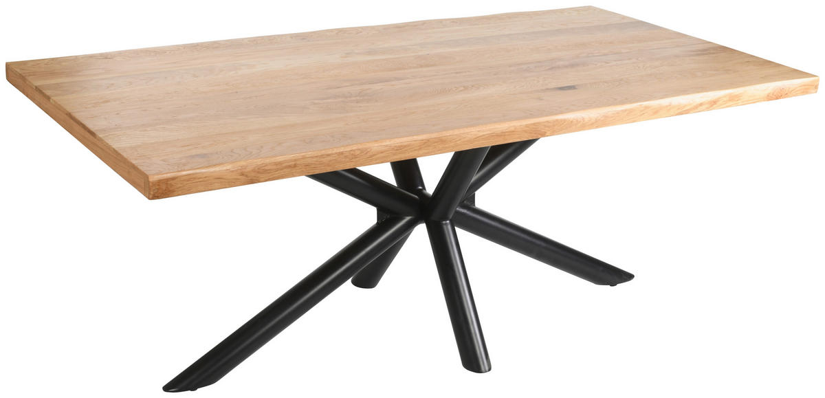 TISCHPLATTE Eiche Eichefarben  - Eichefarben, Design, Holz (180/90/5cm) - Landscape