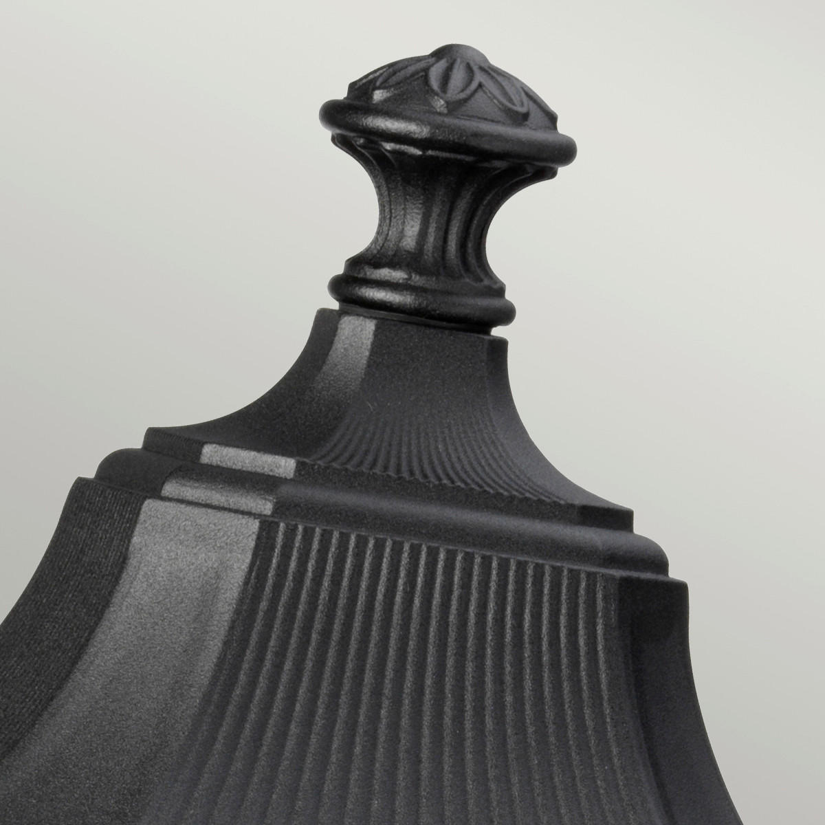 SOCKELBELYSNING - svart, Klassisk, metall/glas (30.5/78cm) - Elstead Lighting
