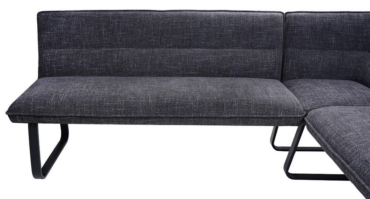 SAROKPAD 167,5/213 cm  sötétszürke  - fekete/sötétszürke, Modern, textil/fém (167,5/213cm) - MID.YOU