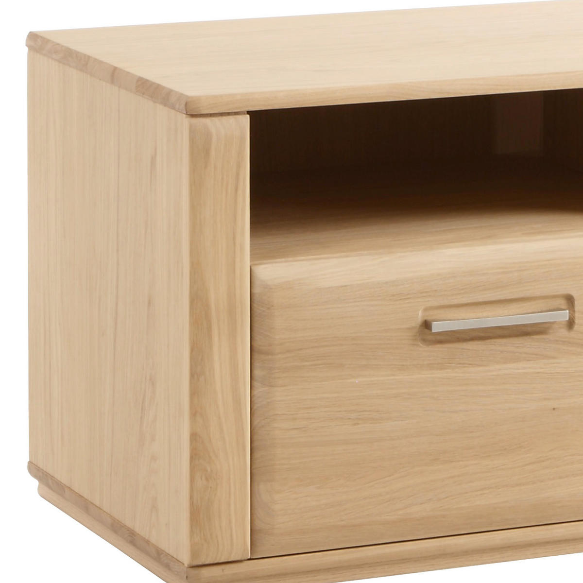 WOHNWAND  in Eichefarben  357/209/51 cm  - Eichefarben, Design, Glas/Holz (357/209/51cm) - Livetastic