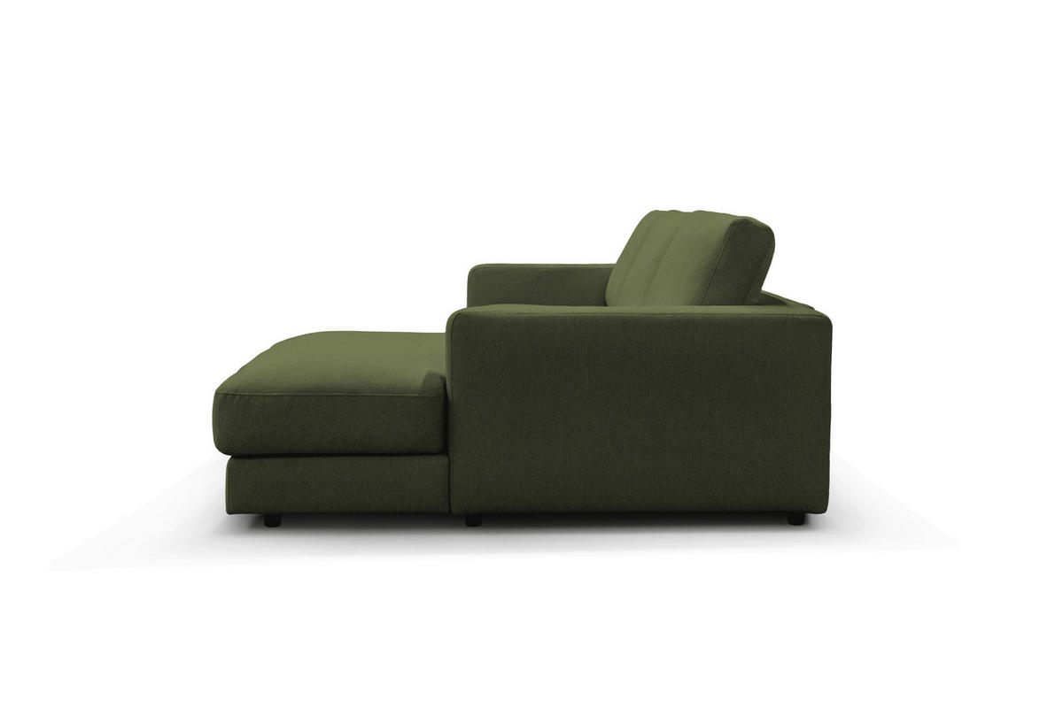 ECKSOFA VIGO Grün  - Schwarz/Grün, Design, Textil (303/172cm) - MID.YOU