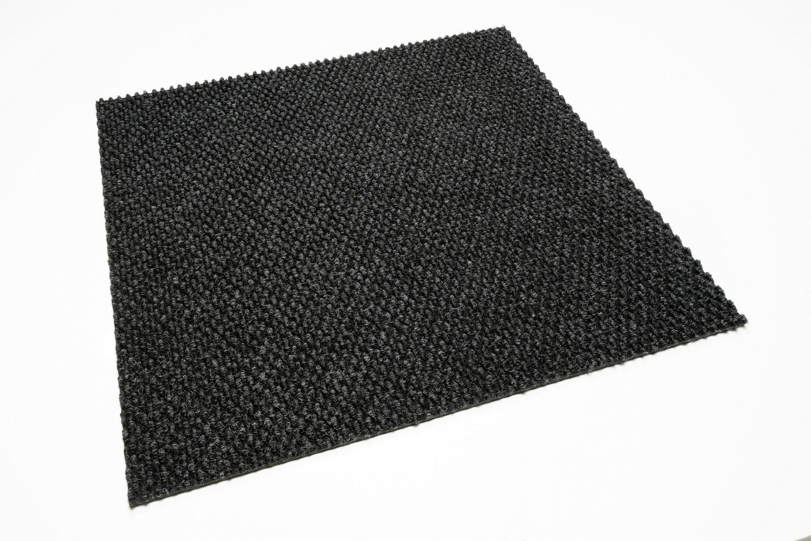 TEPPICHFLIESE 50/50 cm  in Anthrazit  - Anthrazit, Basics, Textil (50/50cm)