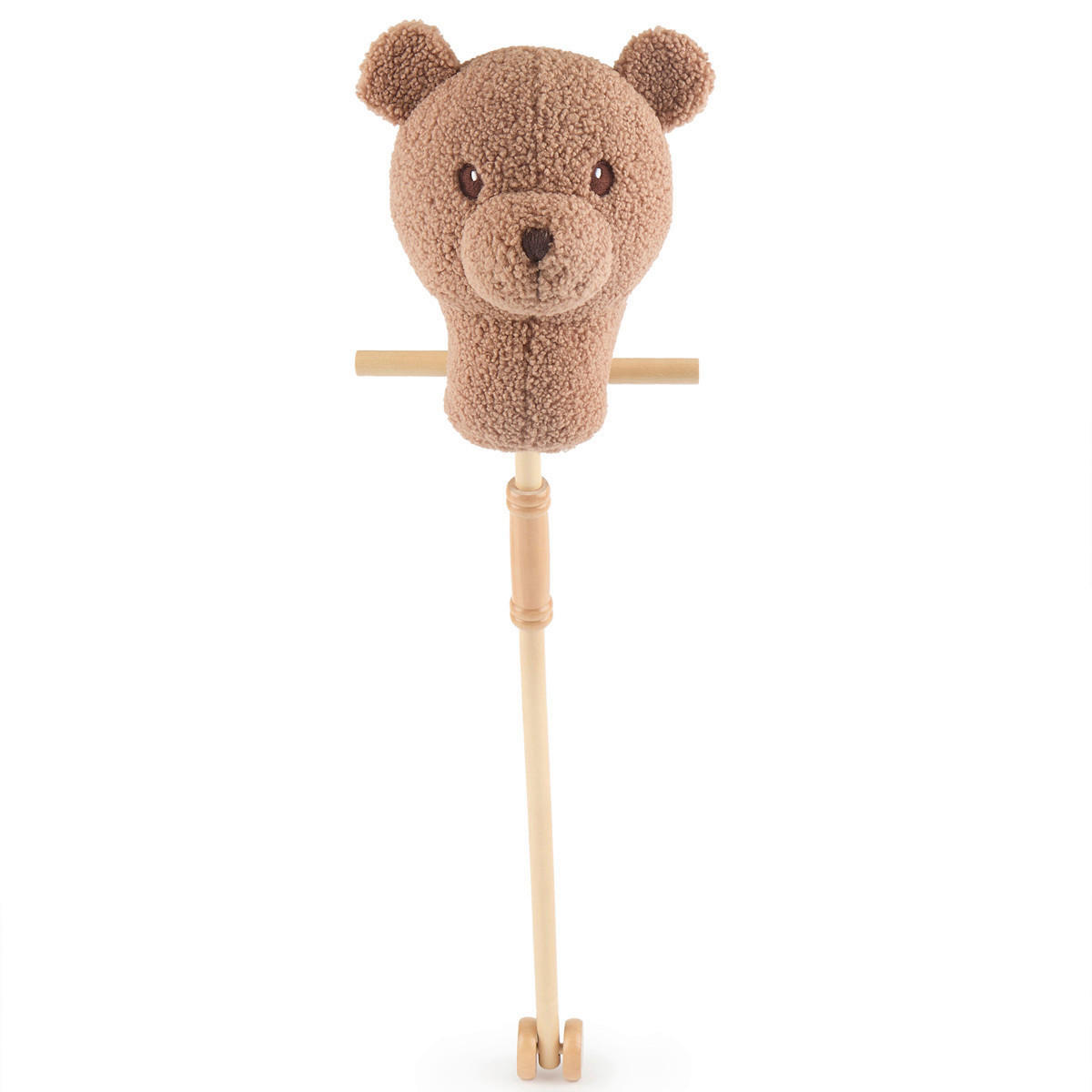 STECKENPFERD - Braun, Basics, Holz/Textil (24/21/90cm)