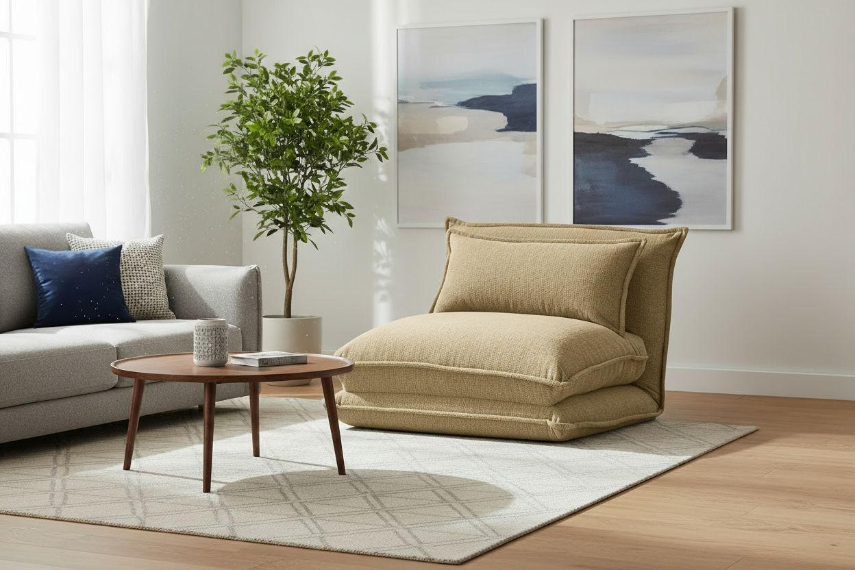 SCHLAFSESSEL in Webstoff Senfgelb  - Senfgelb, MODERN, Textil (85,5/59/67cm) - MID.YOU