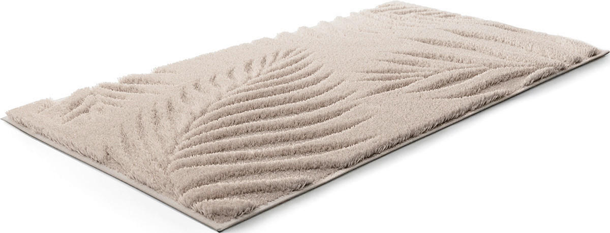 KUPAONSKI TEPIH bež  GRUND  - bež, Basics, tekstil/plastika (70/120cm) - Grund