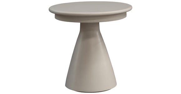 BEISTELLTISCH 40/40/40 cm Mangoholz teilmassiv Kaschmir rund  - Kaschmir, Design, Holz (40/40/40cm) - Carryhome