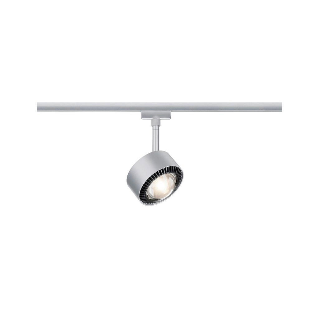 URAIL SCHIENENSYST.-SPOT - Chromfarben/Schwarz, Basics, Kunststoff/Metall (9,8/1,7cm) - Paulmann