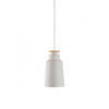 HÄNGLAMPA Street 16/28,5 cm  - vit, Basics, metall/trä (16/28,5cm) - Belid