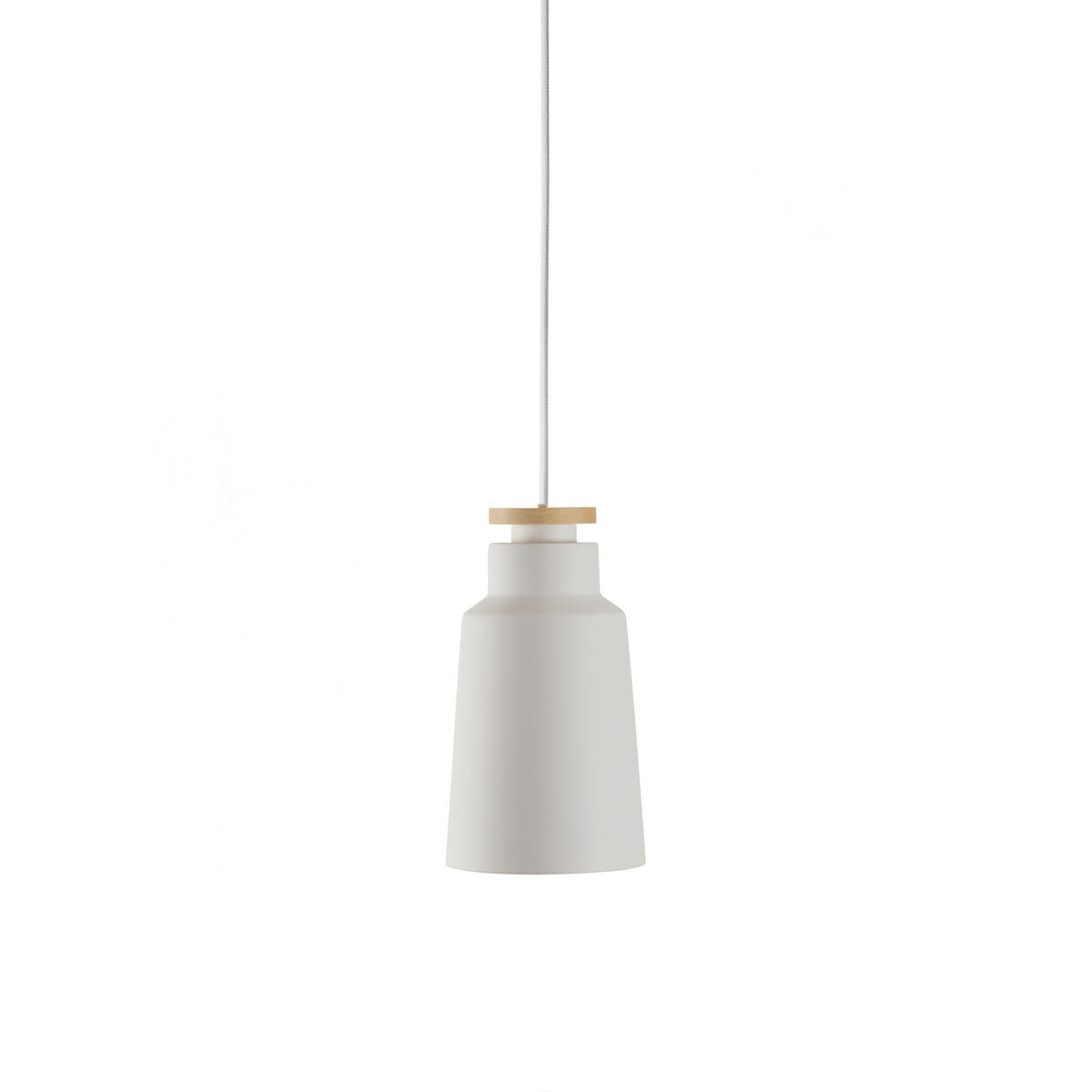 HÄNGELEUCHTE 16/28,5 cm  - Weiß, Basics, Holz/Metall (16/28,5cm) - Belid
