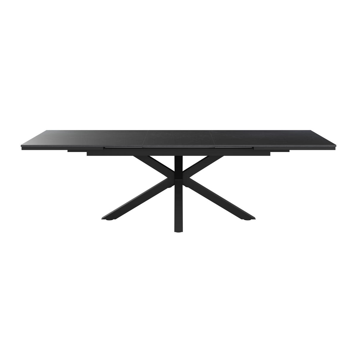 GARTENTISCH Metall, Stein rechteckig  - Grau, MODERN, Stein/Metall (200/260/76/100cm) - Ambia Garden