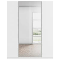 ŠATNÍ SKŘÍŇ, 181/229/54 cm - bílá, kompozitní dřevo (181/229/54cm) - Xora