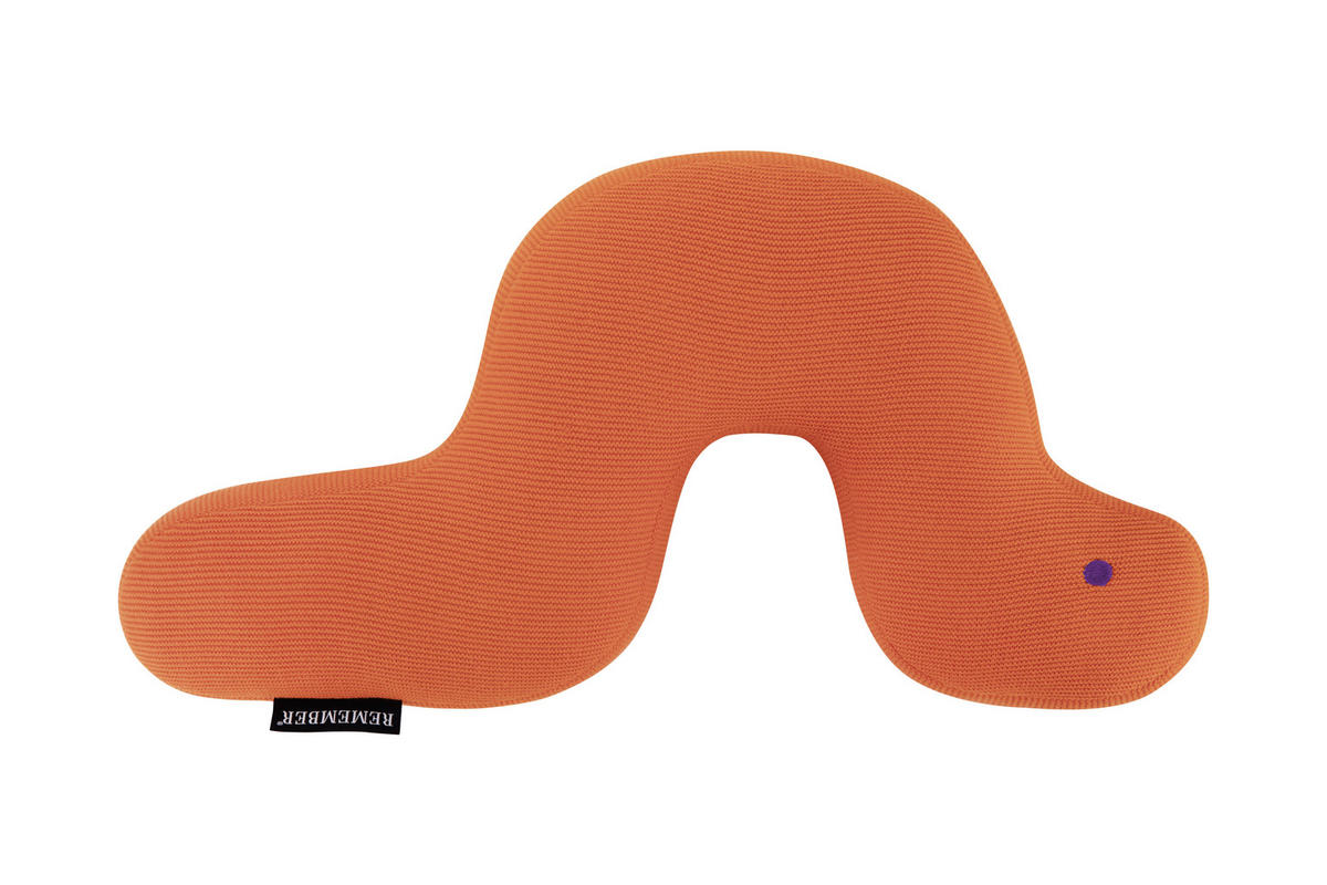 KINDER KUSCHELKISSEN  - Orange, Basics, Textil (50/26/5cm) - REMEMBER