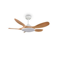 DECKENVENTILATOR - Braun/Weiß, Design, Kunststoff (108/43cm)