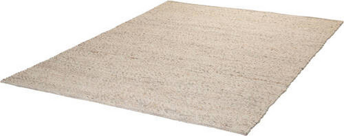 COVOR CU ȚESĂTURĂ PLATĂ My Kjell  - crem, Basics, textil (140/200cm)