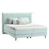 BOXSPRINGBETT 180/200 cm  in Hellgrün  - Eichefarben/Hellgrün, Design, Holzwerkstoff/Textil (180/200cm) - home24