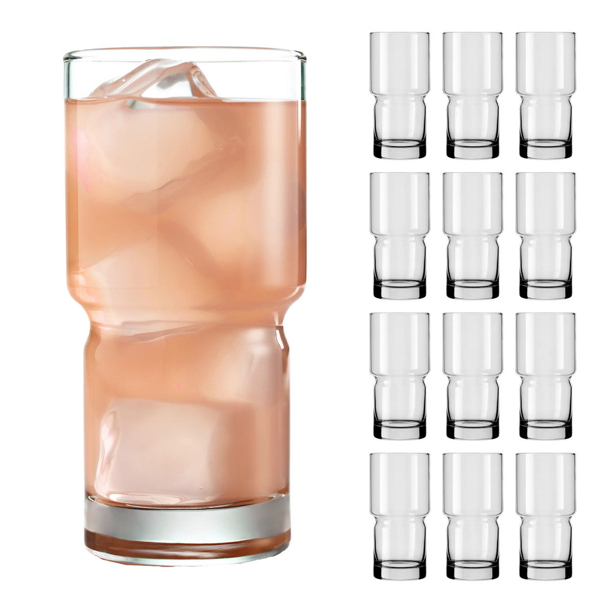 GLÄSERSET NEWTON  12-teilig  - Klar, Basics, Glas (8/16,5cm)