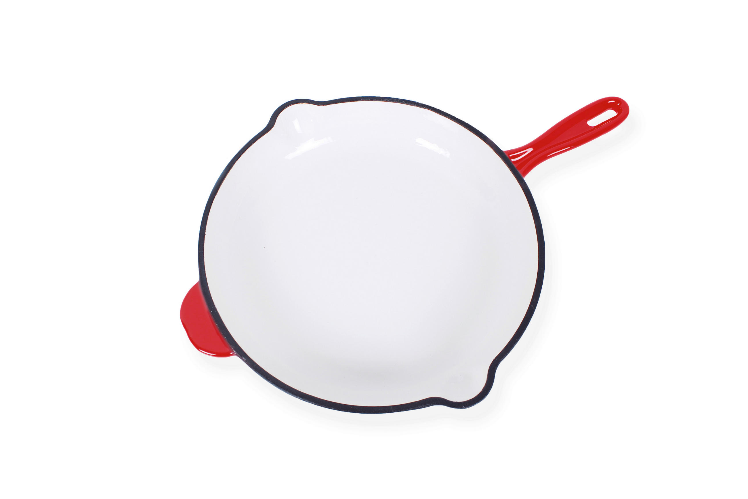 BRATPFANNE  - Rot, Basics, Metall (42,5/27/4,5cm) - Echtwerk