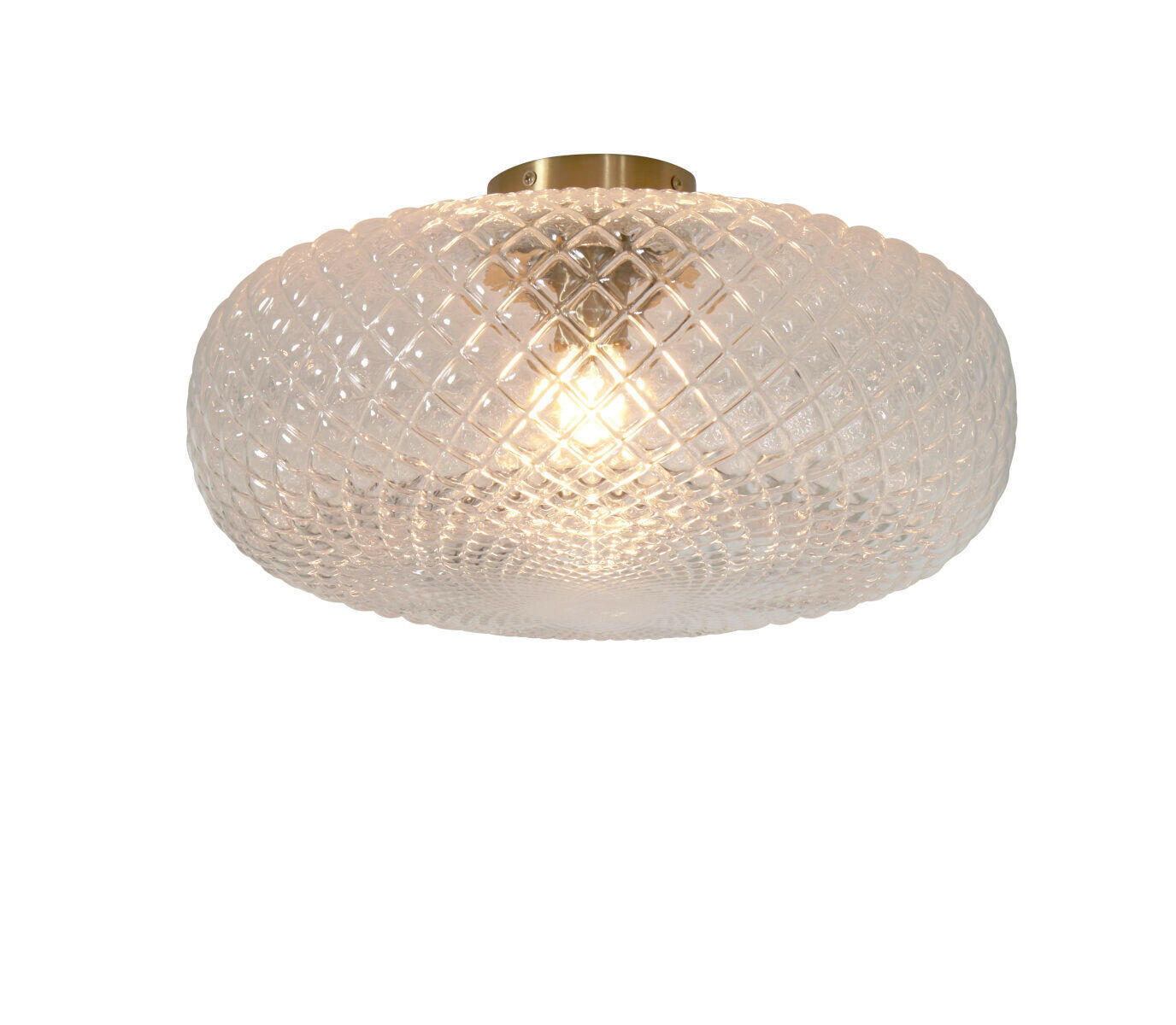 DECKENLEUCHTE 44/24 cm    - Transparent, Trend, Glas (44/24cm) - It's about Romi