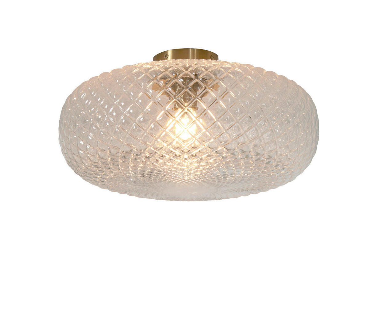 STROPNÍ SVÍTIDLO, 44/24 cm  - průhledné, Trend, sklo (44/24cm) - It's about Romi