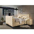BOXSPRINGBETT 180/200 cm  in Sandfarben  - Sandfarben, KONVENTIONELL, Textil (180/200cm) - Carryhome