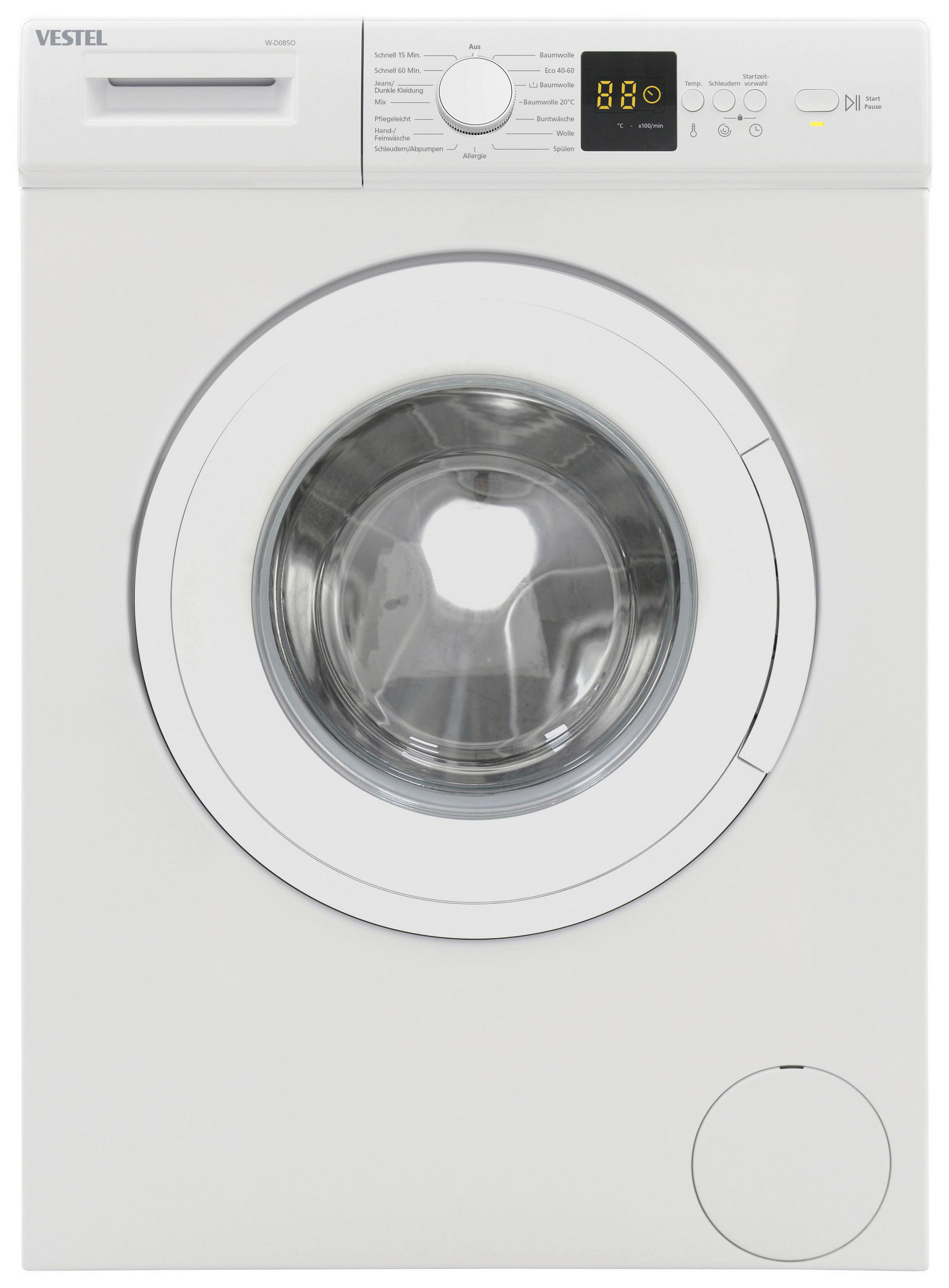 Waschmaschine W-D085O 5 kg  - Weiß, Basics (60/85/50cm) - Vestel