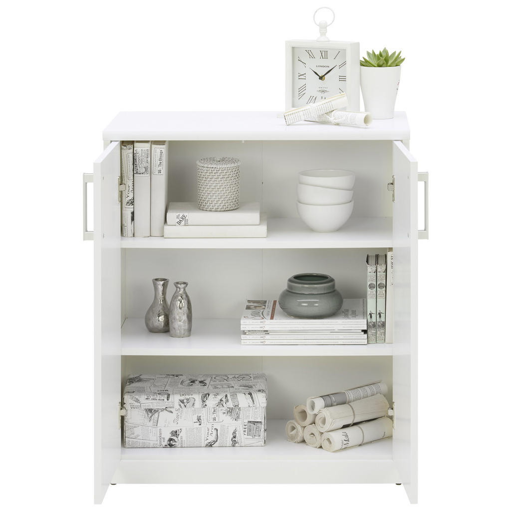 Thumbnail - Xora Kommode, Weiß, Holzwerkstoff, 2 Fächer, 72.0x84.0x36.0 cm, Typenauswahl, Wohnzimmer, Kommoden & Sideboards, Kommode...