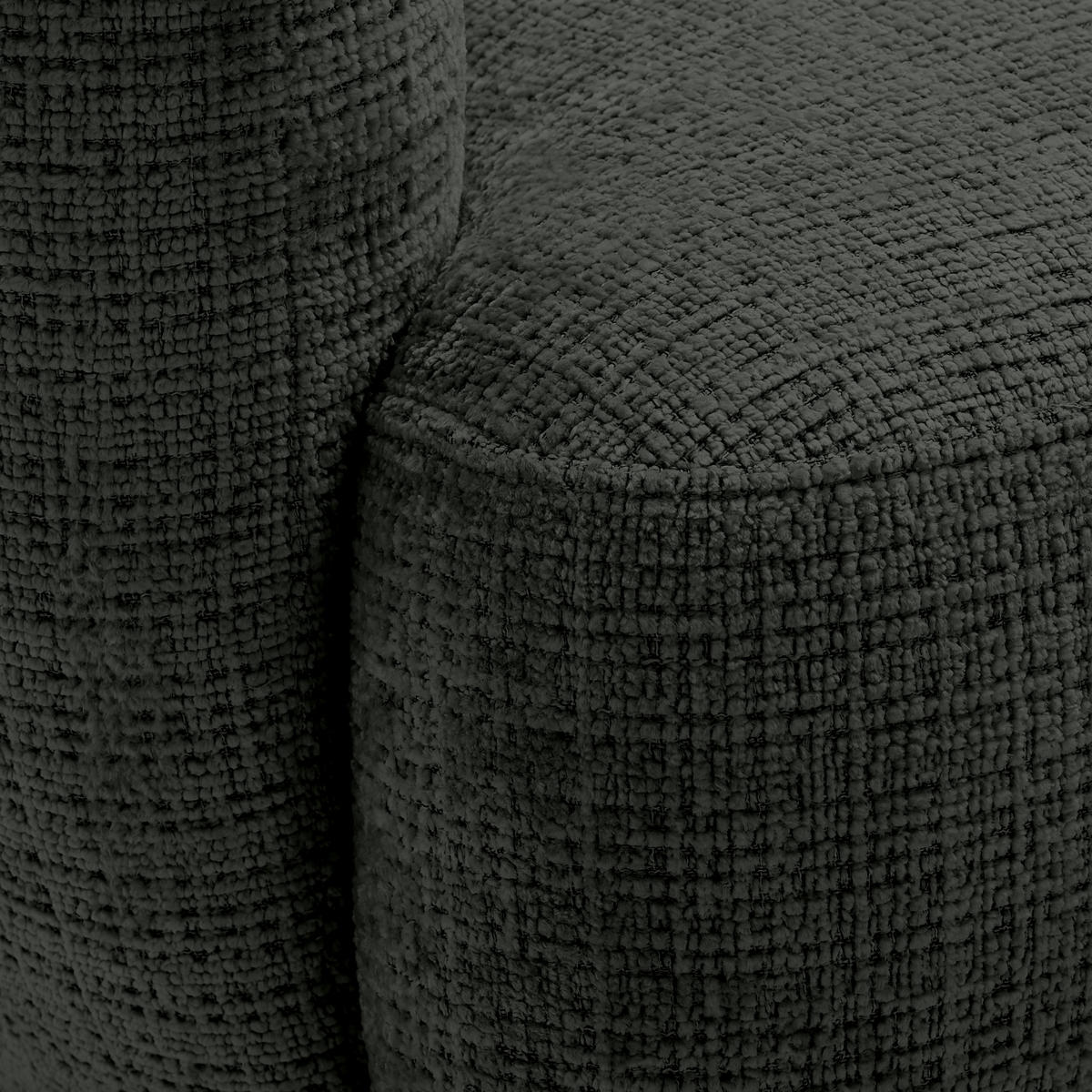 SCHLAFSOFA in Chenille Anthrazit  - Anthrazit/Schwarz, Konventionell, Textil/Metall (228/75/98cm) - Carryhome
