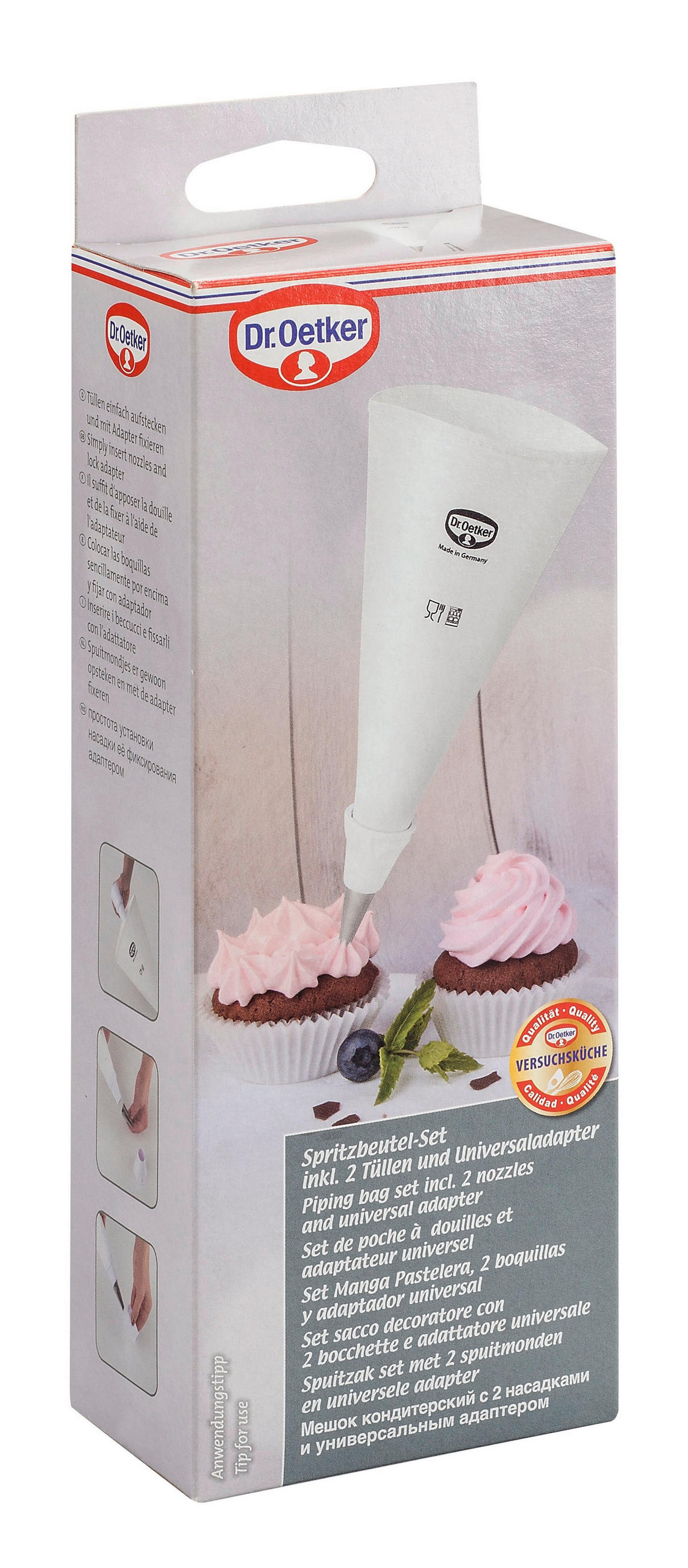 SPRITZBEUTEL - Weiß, Basics, Textil (23/8/5cm) - Dr.Oetker