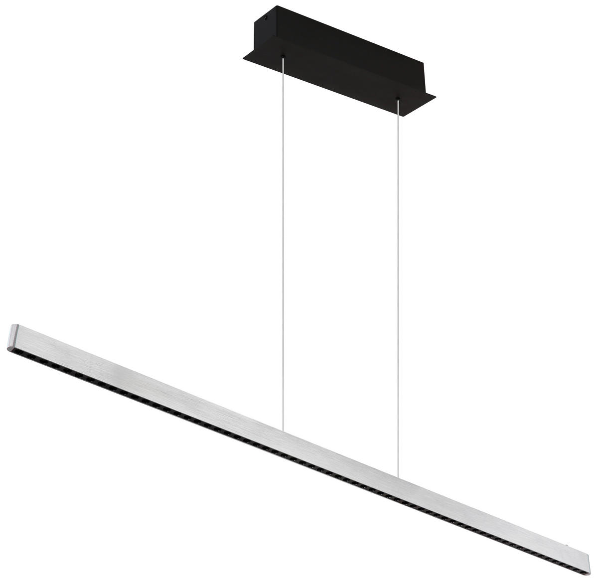 LED-HÄNGELEUCHTE 120/9/120 cm    - Schwarz/Alufarben, Konventionell, Metall (120/9/120cm) - Globo