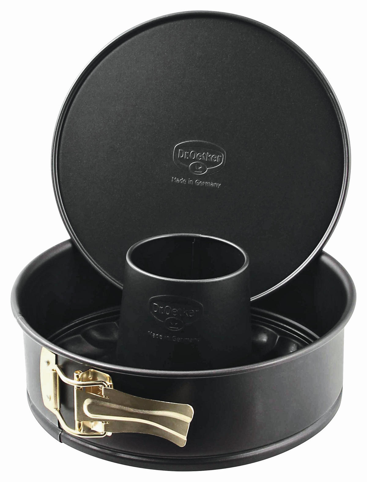 BACKFORM  - Schwarz, Basics, Metall (20/6,5cm) - Dr.Oetker