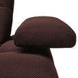 ECKSOFA in Struktur Terracotta  233/313 cm  - Terracotta/Schwarz, Design, Kunststoff/Textil (233/313cm) - Emilio Belluti